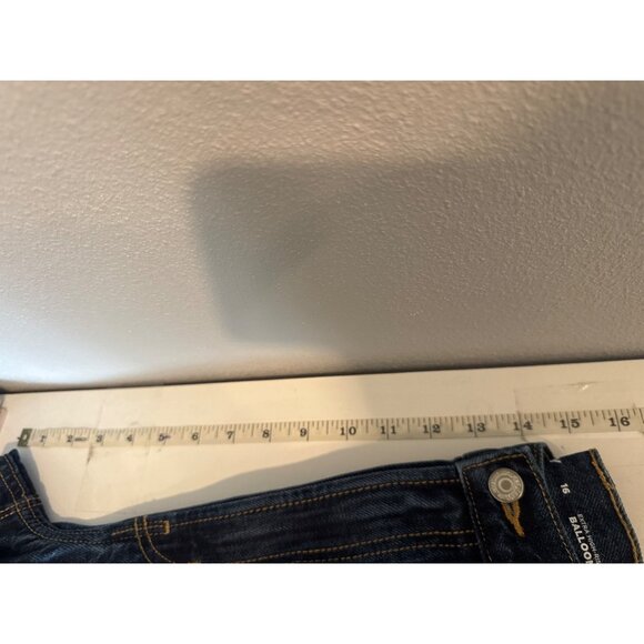 Old Navy Womens Jeans Sz 16 Extra High Rise Balloon 100% Cotton Dark Wash Casual - Picture 8 of 11